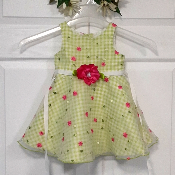 Sweet Heart Rose Toddler Dress - Picture 1 of 10